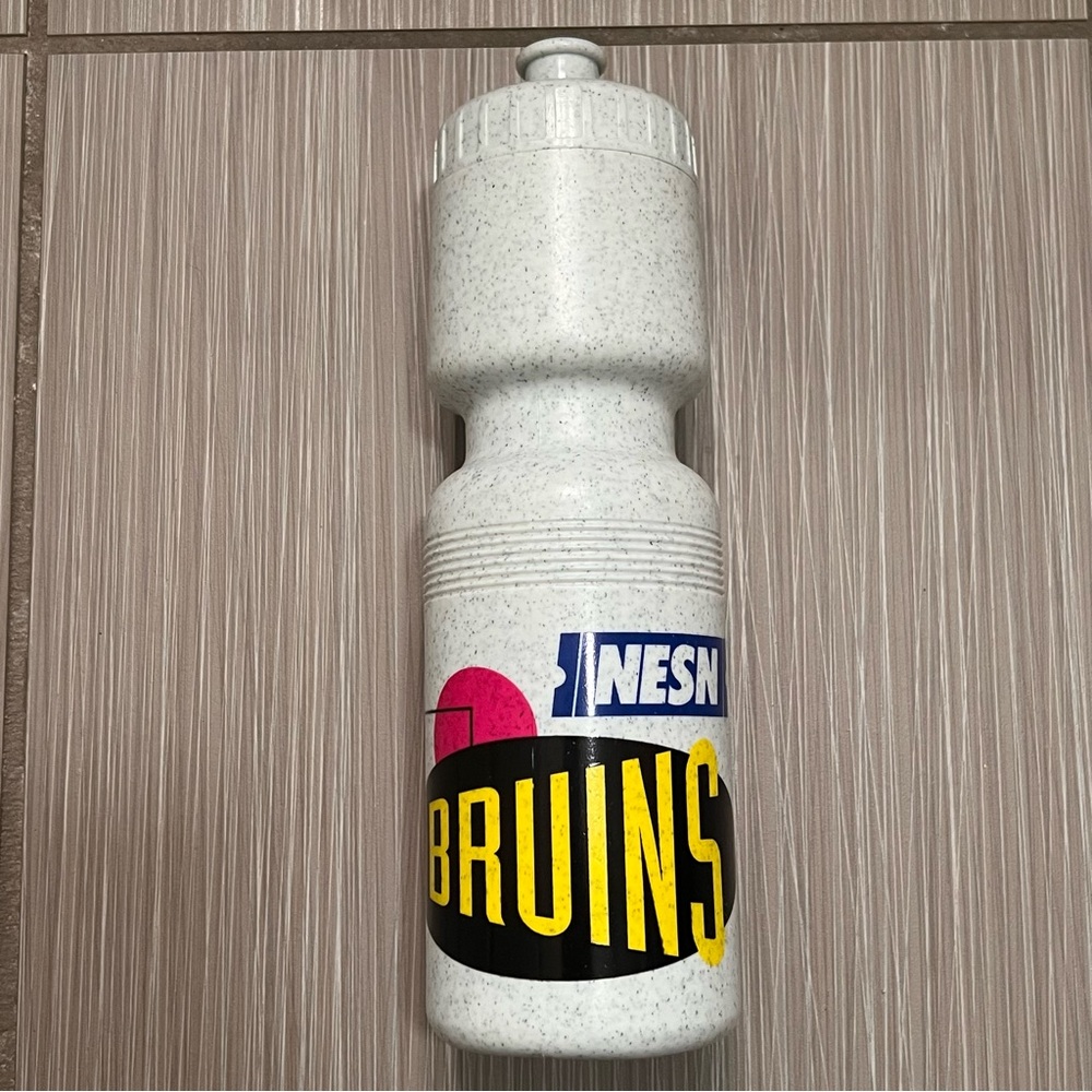 Vintage Boston Red Sox Bruins water bottle rare 90s 80s